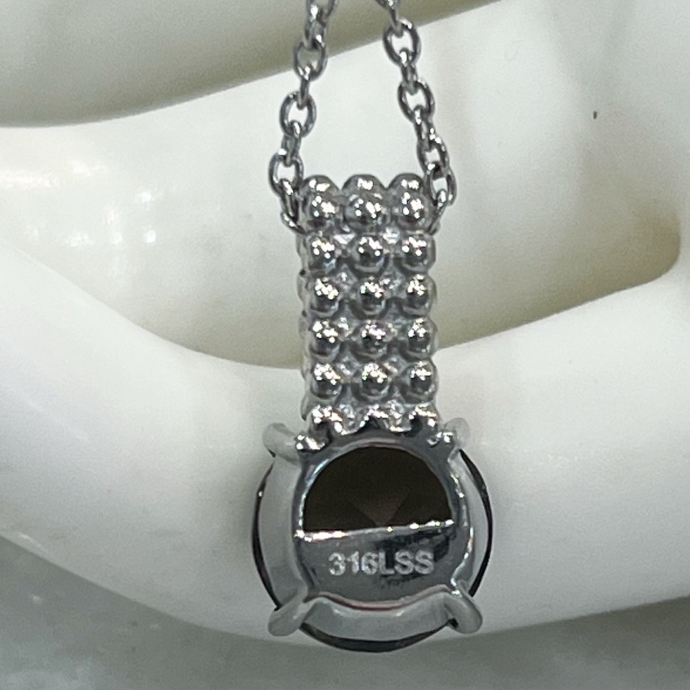 VALUE BUY Brazilian Smoky Quartz Silver Pendant 20” Necklace PRICE FIRM - Picture 11 of 13